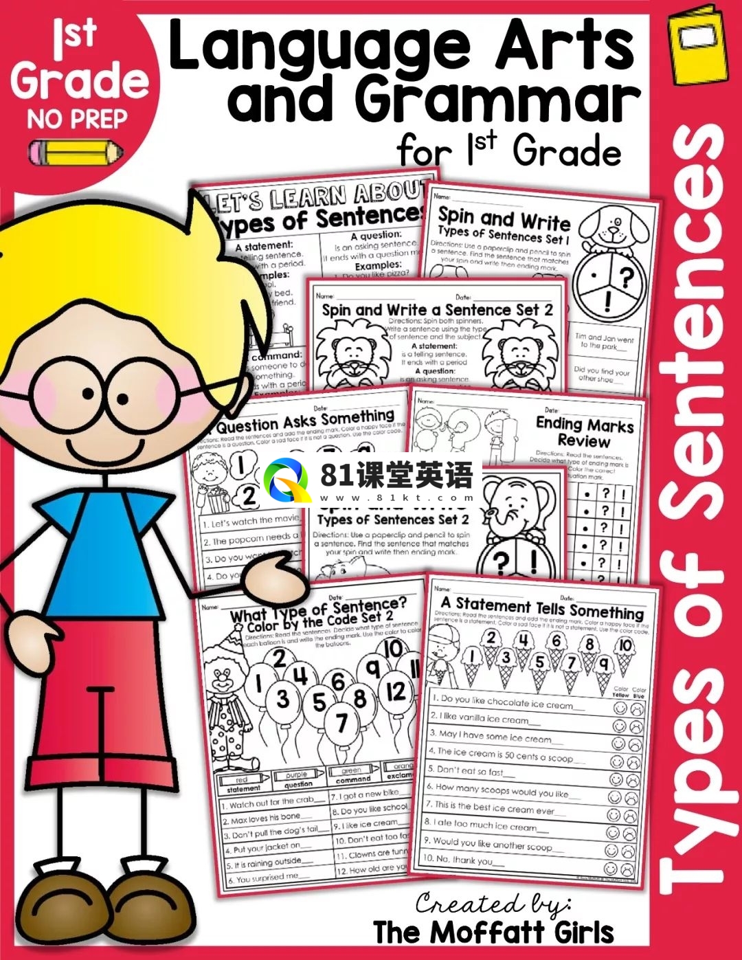1st Grade Language Arts and Grammar MEGA Bundle 2nd Grade Language Arts and Grammar BUNDLE 图片3