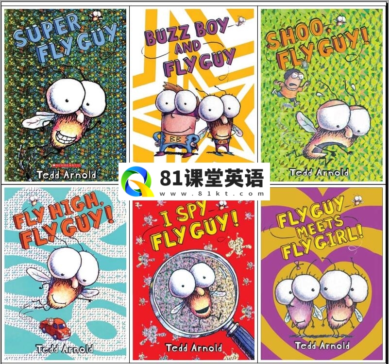 苍蝇小子The Fly Guy系列英文绘本，全15册，PDF合订版，百度网盘下载！-81课堂英语