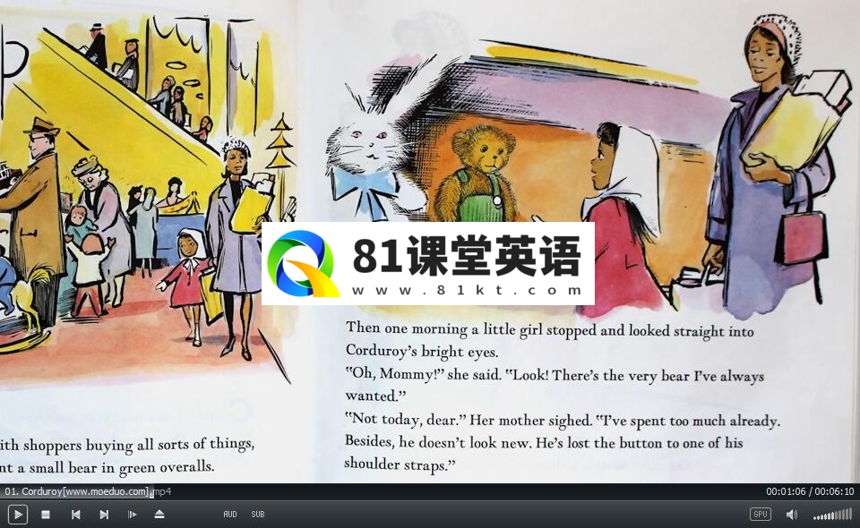 Storybook Nanny枕边故事，全23集，1080P高清视频，百度网盘下载！-81课堂英语