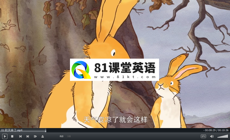 中文版《猜猜我有多爱你Guess How Much I Love You》中文动画片，全1-3季共78集，1080P高清视频带中文字幕，百度网盘下载！-81课堂英语