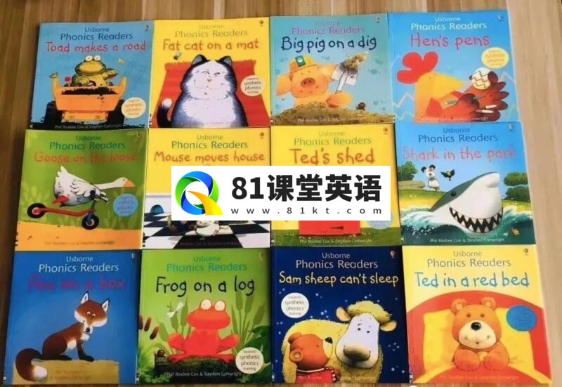 Usborne斯伯恩系列自然拼读绘本12册+精读课程视频+音频,百度网盘下载!-81课堂英语