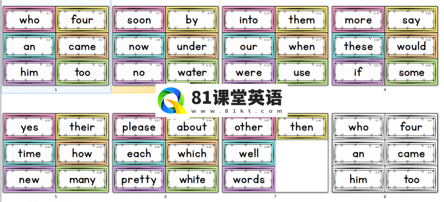 Sight Word Fluency and Word Work 图片17