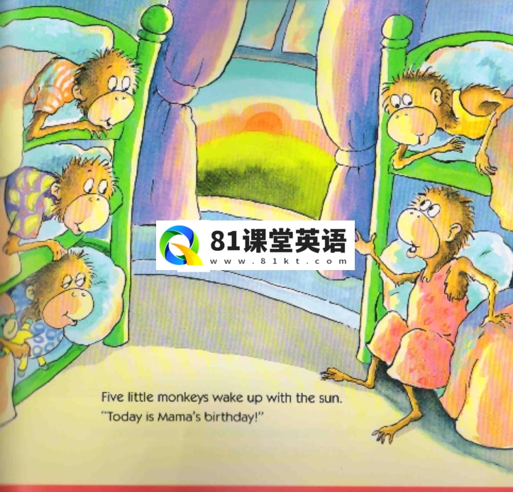 Five Little Monkeys 五只小猴子 图片5