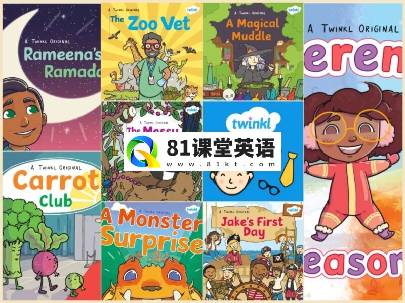 英国Twinkl原版绘本38册,高清PDF绘本可打印下载,百度网盘下载!-81课堂英语