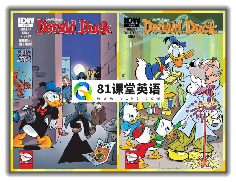 迪斯尼英文绘本《Donald Duck唐老鸭》21册电子版PDF绘本,百度网盘下载!-81课堂英语