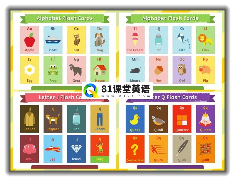 43大主题英语彩色单词卡PDF,助孩子轻松掌握1600+词汇,百度网盘下载!-81课堂英语