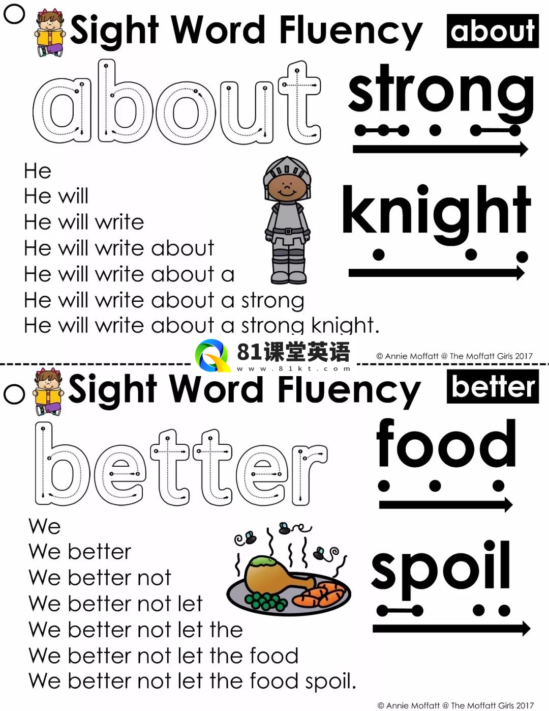 Sight word fluency pyramid sentences 图片19