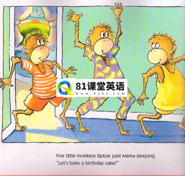 Five Little Monkeys 五只小猴子 图片7