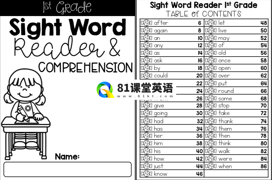 Sight Word Read Comprehension 图片17
